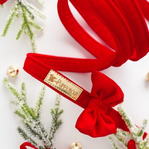 Smycze Aksamitne - Różne kolory