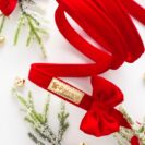 smycze ksamitne detal