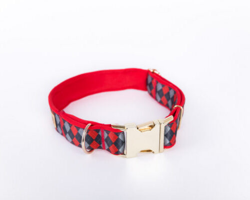 Obroża "Elegant Red"