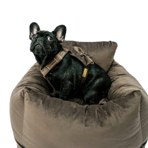 Foteliki Welurowe Gładkie