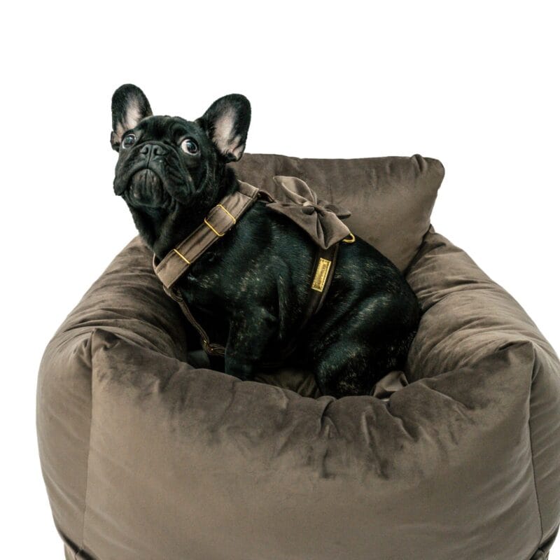 Foteliki Welurowe Gładkie