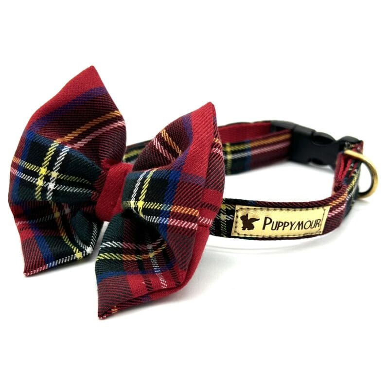 Muszka Dekoracyjna Czerwona Kratka