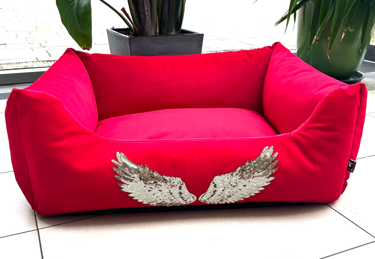 Legowisko welurowe "Luxury Angel" - obrazek 2