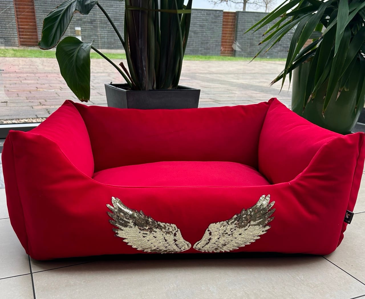 Legowisko welurowe "Luxury Angel" - obrazek 3