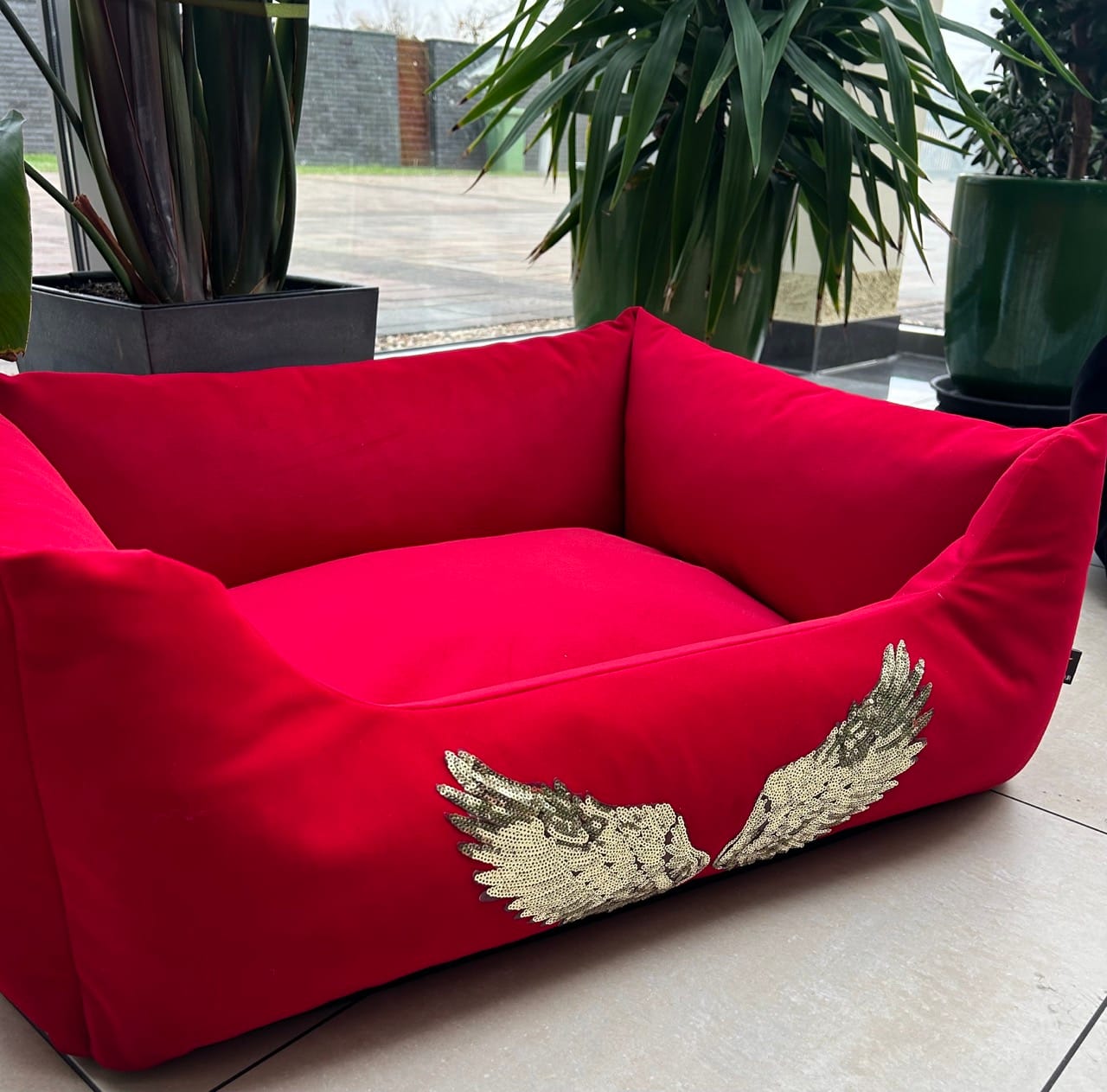 Legowisko welurowe "Luxury Angel" - obrazek 4