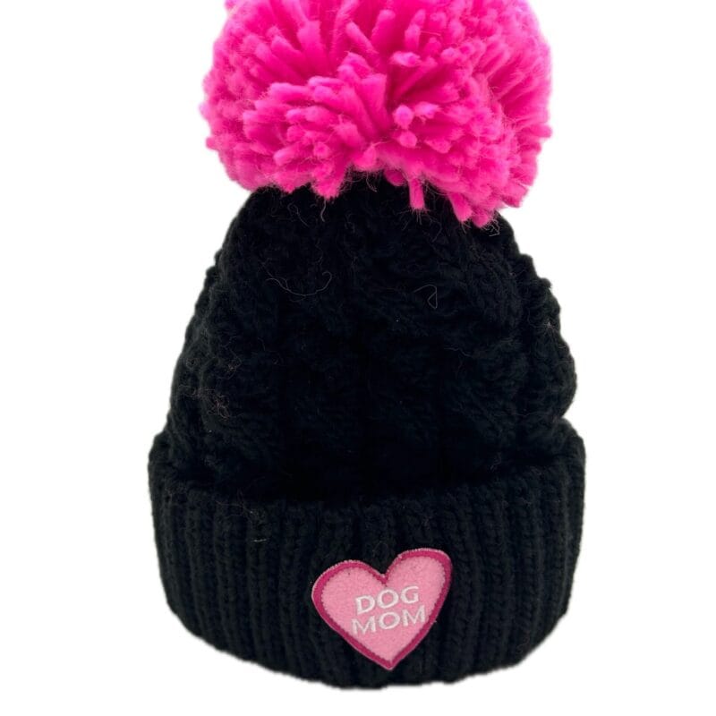 Zimowa Czapka "Dog Mom"