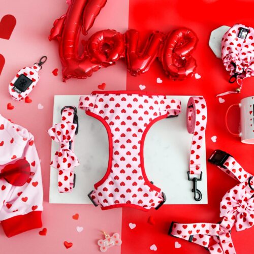 Szelki bezuciskowe "Pink Love"