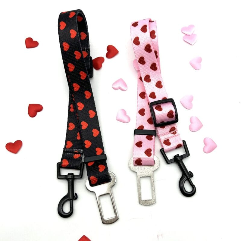 Pas Samochodowy "Pink\Black Love"