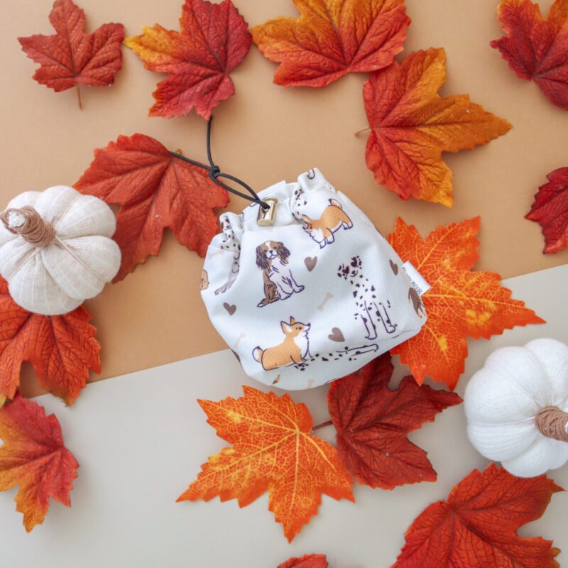 Woreczek spacerowy dla psa – Kolekcja Woof – widok z przodu