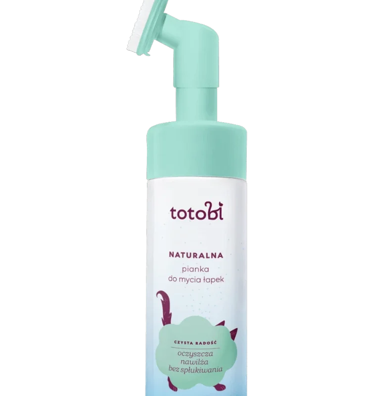 Naturalna pianka do mycia łapek dla psa i kota, 200 ml
