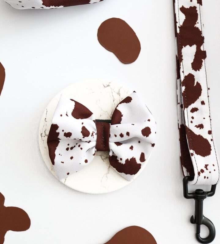 Kokardka na rzep "Puppy Cow"