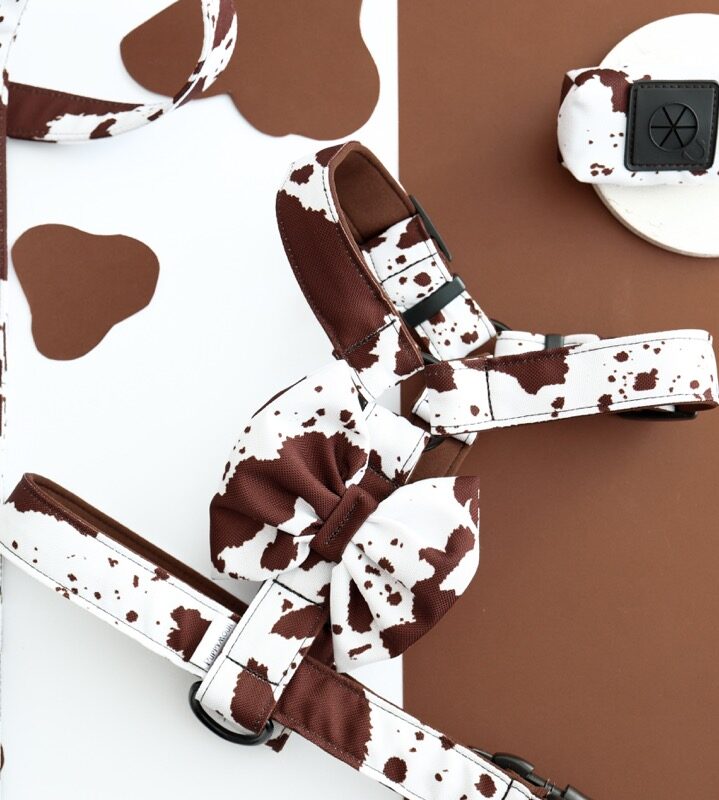 szelki guard Puppy Cow w krowi wzór – Puppymour