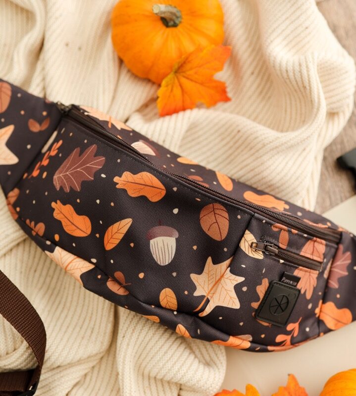 nerka Brown Autumn w jesienny wzór – Puppymour