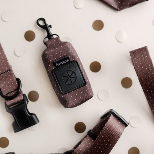 Etui na kupoworki Brown Dots – elegancki dodatek od Puppymour