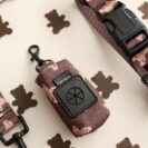 puppymour brown teddy bear pojemnik na woreczki