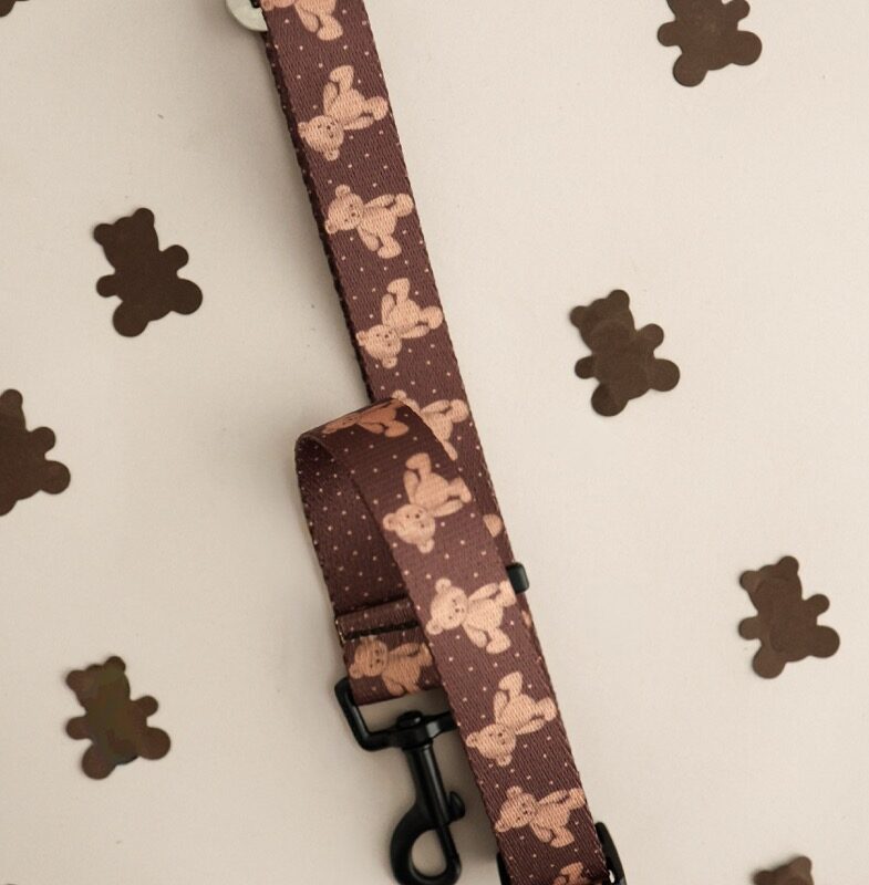 pas samochodowy dla psa brown teddy bear puppymour