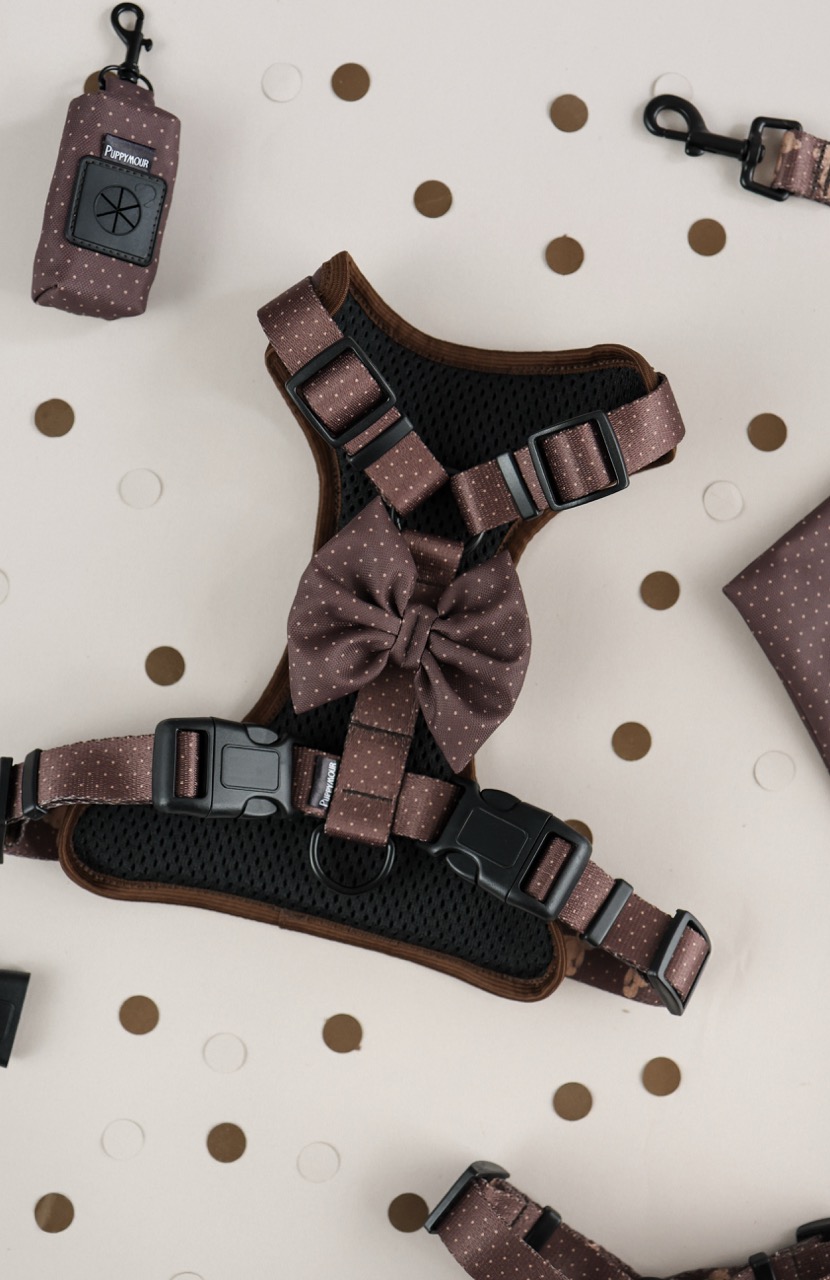 Szelki Bezuciskowe "Brown Dots" - obrazek 5