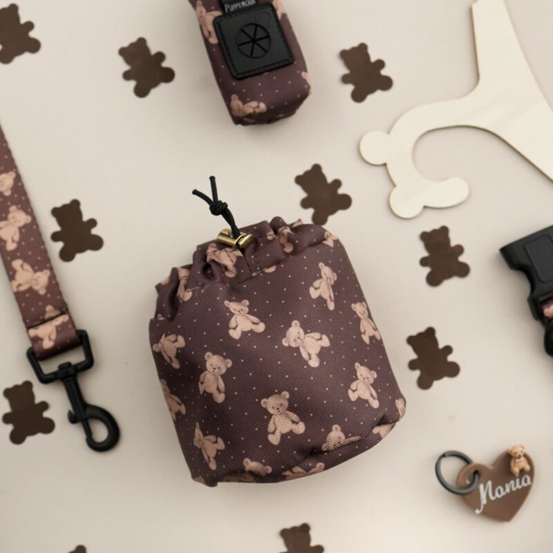 woreczek na przysmaki brown teddy bear puppymour